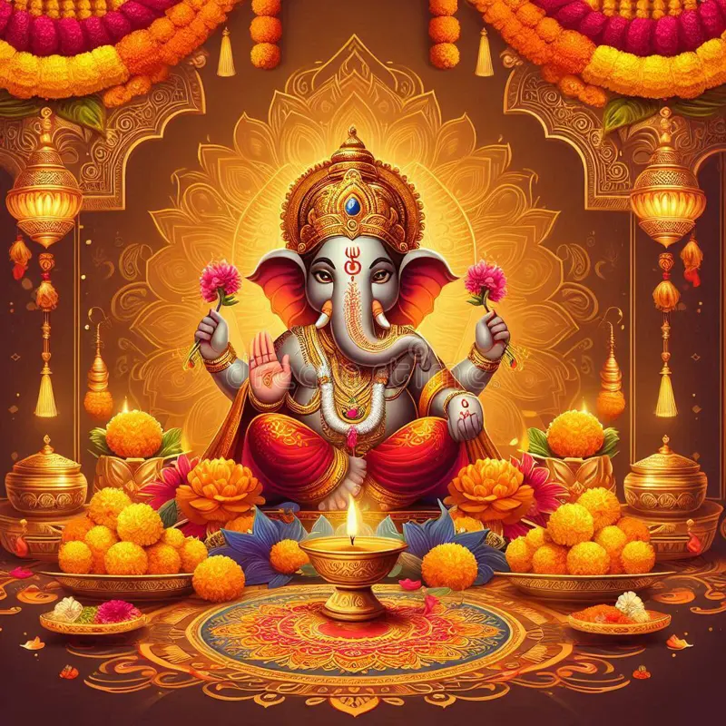 Ganesh Chaturthi ganesh chaturthi poster ai generative poster image ganesh chaturthi poster ai generative image 334011753